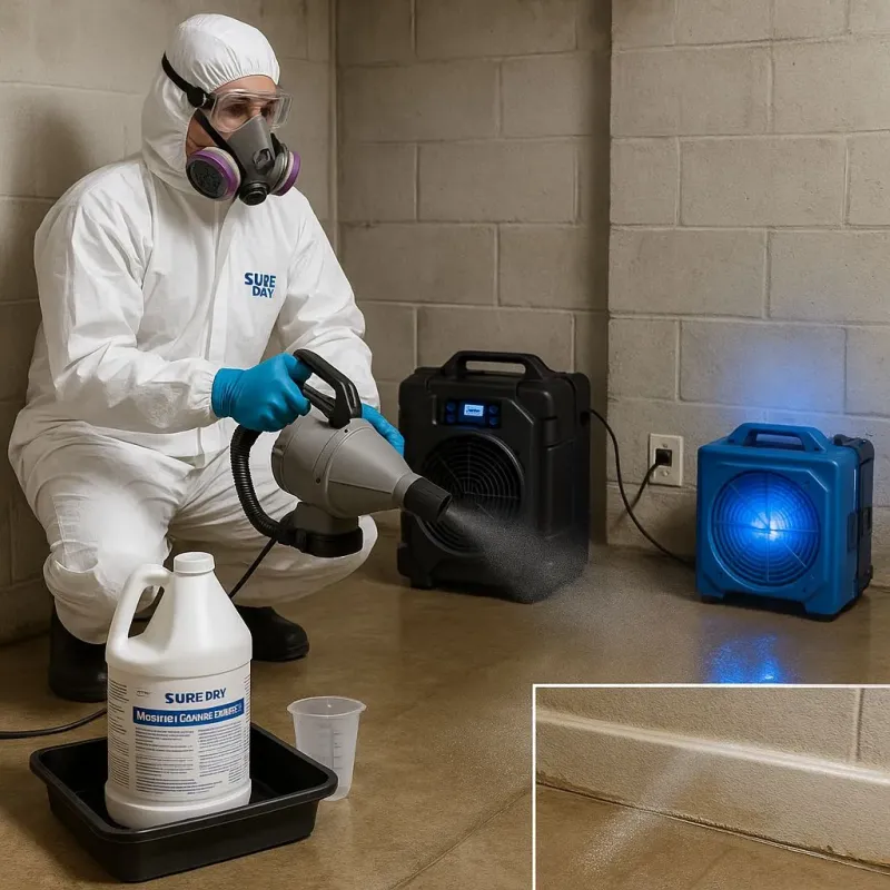 Sanitization and Odor Removal process in Longbranch, WA