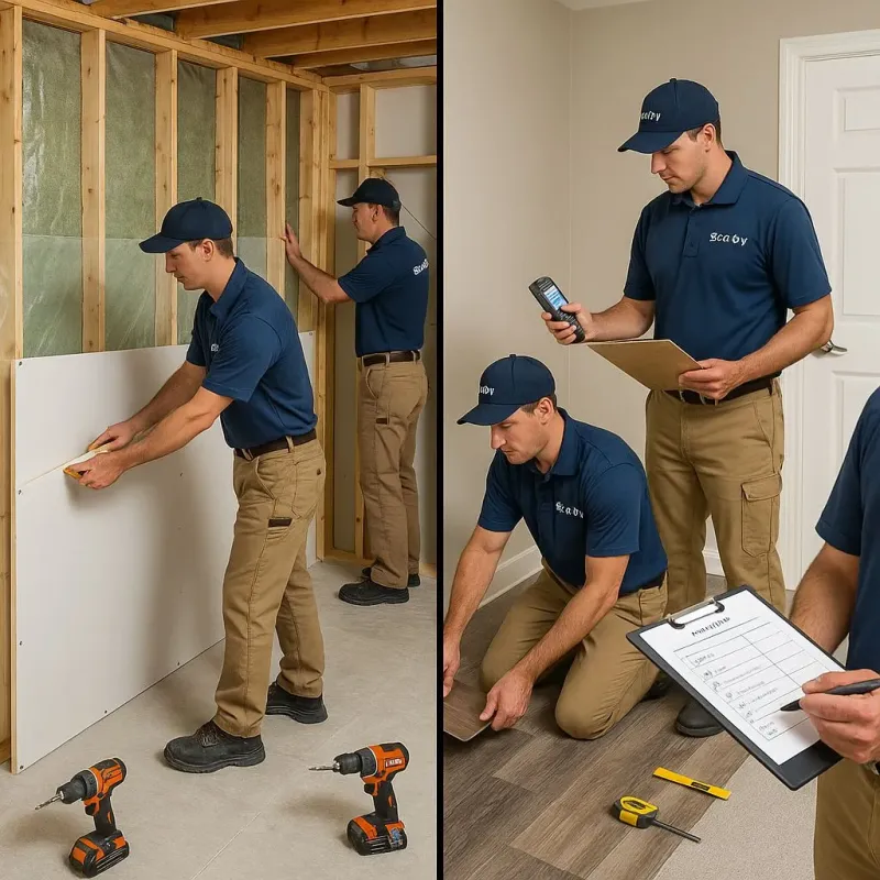 Repairs and Reconstruction process in Longbranch, WA
